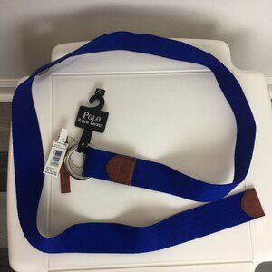 Polo Ralph Lauren Mens Royal Blue O-Ring Belt XL New